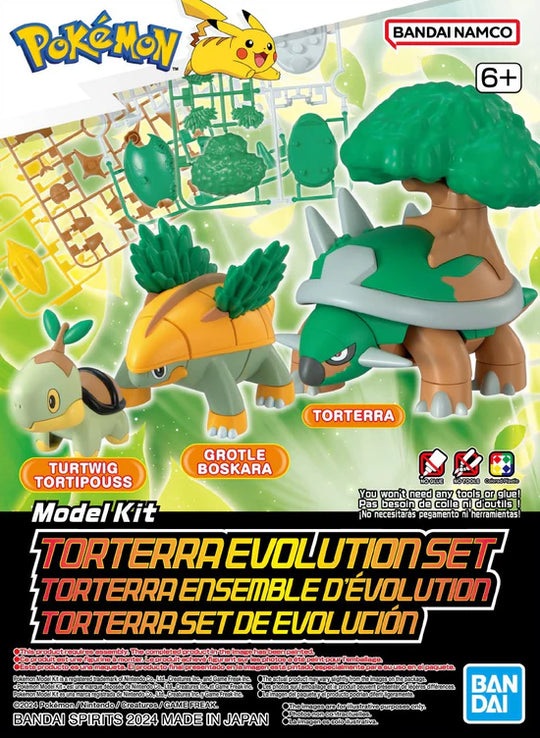 Pokemon Select Series 8 Torterra Evolution Set Model Kit