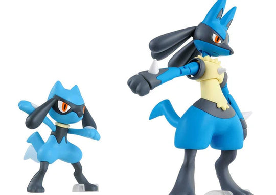 Pokemon Select Series 44 Riolu & Lucario Model Kit