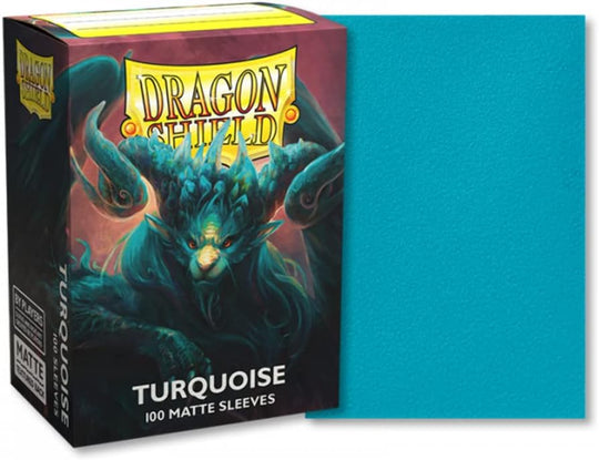 Dragon Shield Sleeves – Matte Turquoise 100ct