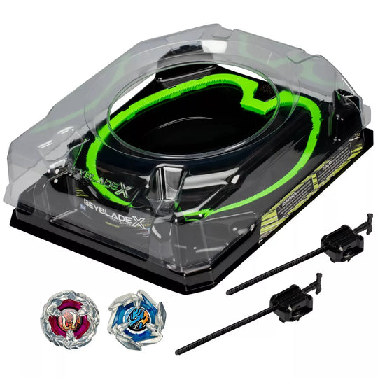 Beyblade X Xtreme Battle Set with Beystadium, 2 Right-Spinning Top Toys, and 2 Launchers