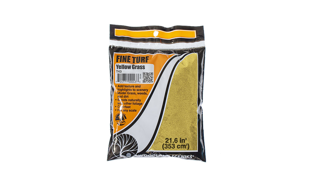 Fine Turf Yellow Grass Bag