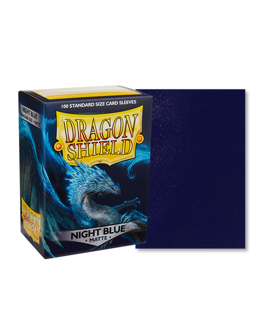 Dragon Shield Matte Night Blue 100ct