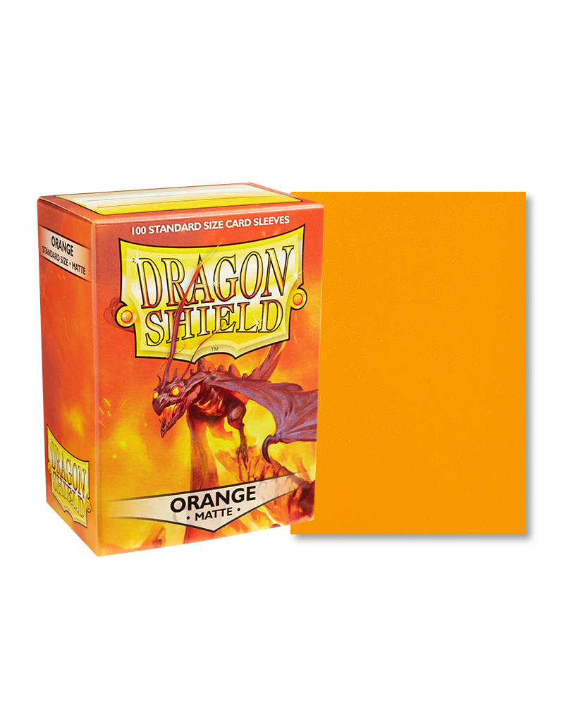 Dragon Shield Matte Orange 100ct