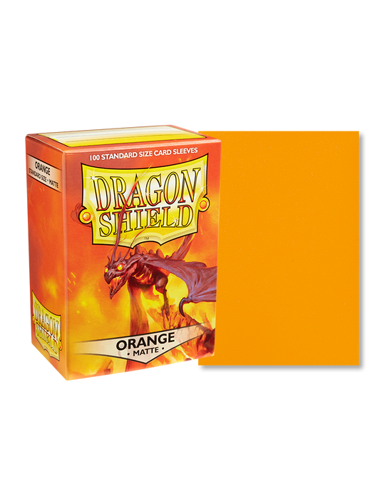 Dragon Shield Matte Orange 100ct