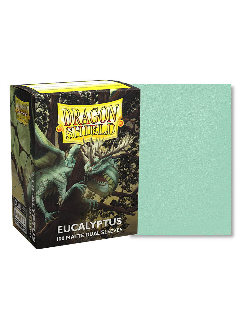 Dragon Shield Dual Matte Eucalyptus 100ct