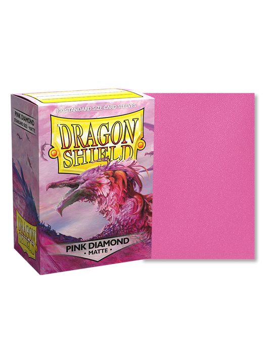 Dragon Shield Matte Pink Diamond 100ct