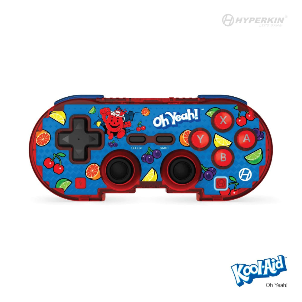 Hyperkin Limited Edition Pixel Art Bluetooth Controller Official Kool-Aid (Oh Yeah) For: Switch® / Switch® Oled Model / Windows 10/11® / PC / Mac® / Android® / iOS®