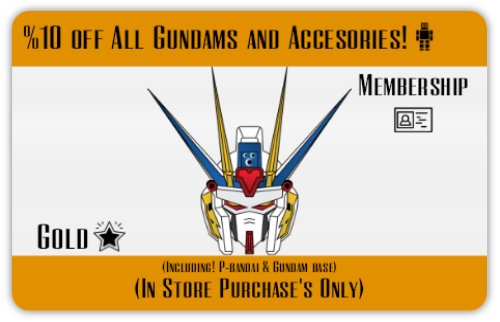 Gundam Store membership