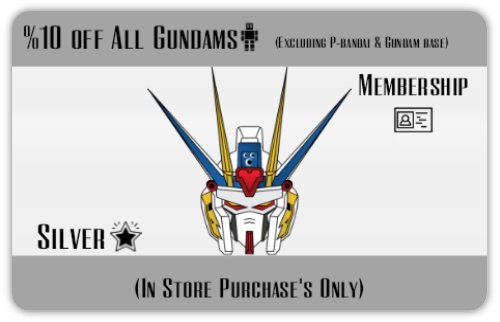 Gundam Store membership