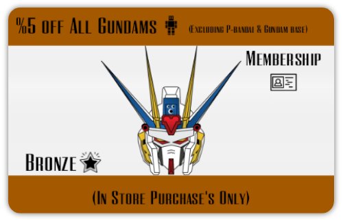 Gundam Store membership