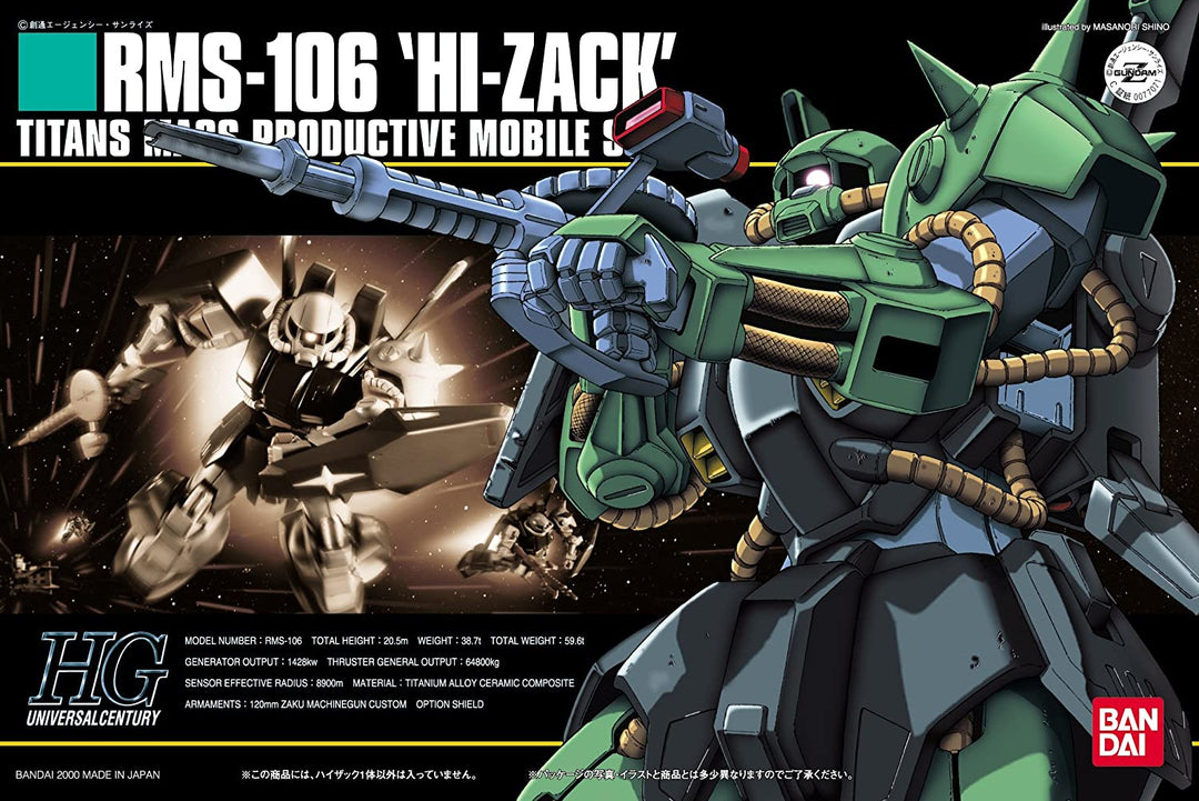 12 Rms-106 Hi-Zack HG